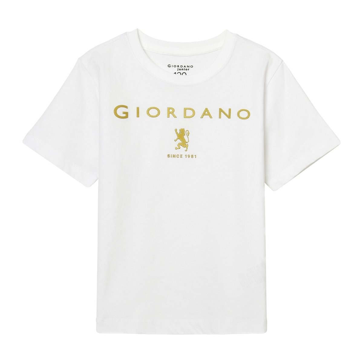 Kids’ Signature Printed Crew Neck Cotton Jersey Tee 4 Y - Shop Giordano