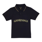 Giordano Kids Slim Fit Cotton Lycra Embroidered Bold Polo - Premium Polo