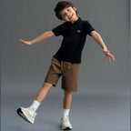 Kids Slim Fit Cotton Lycra Embroidered Bold Polo 4 Y - Shop Giordano