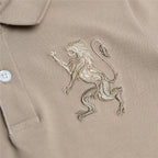 Kids’ Slim Fit Lion Embroidered Cotton Polo 4 Y - Shop Giordano