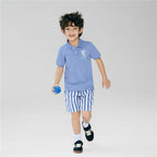 Kids’ Slim Fit Lion Embroidered Cotton Polo 4 Y - Shop Giordano
