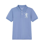 Kids’ Slim Fit Lion Embroidered Cotton Polo 4 Y - Shop Giordano