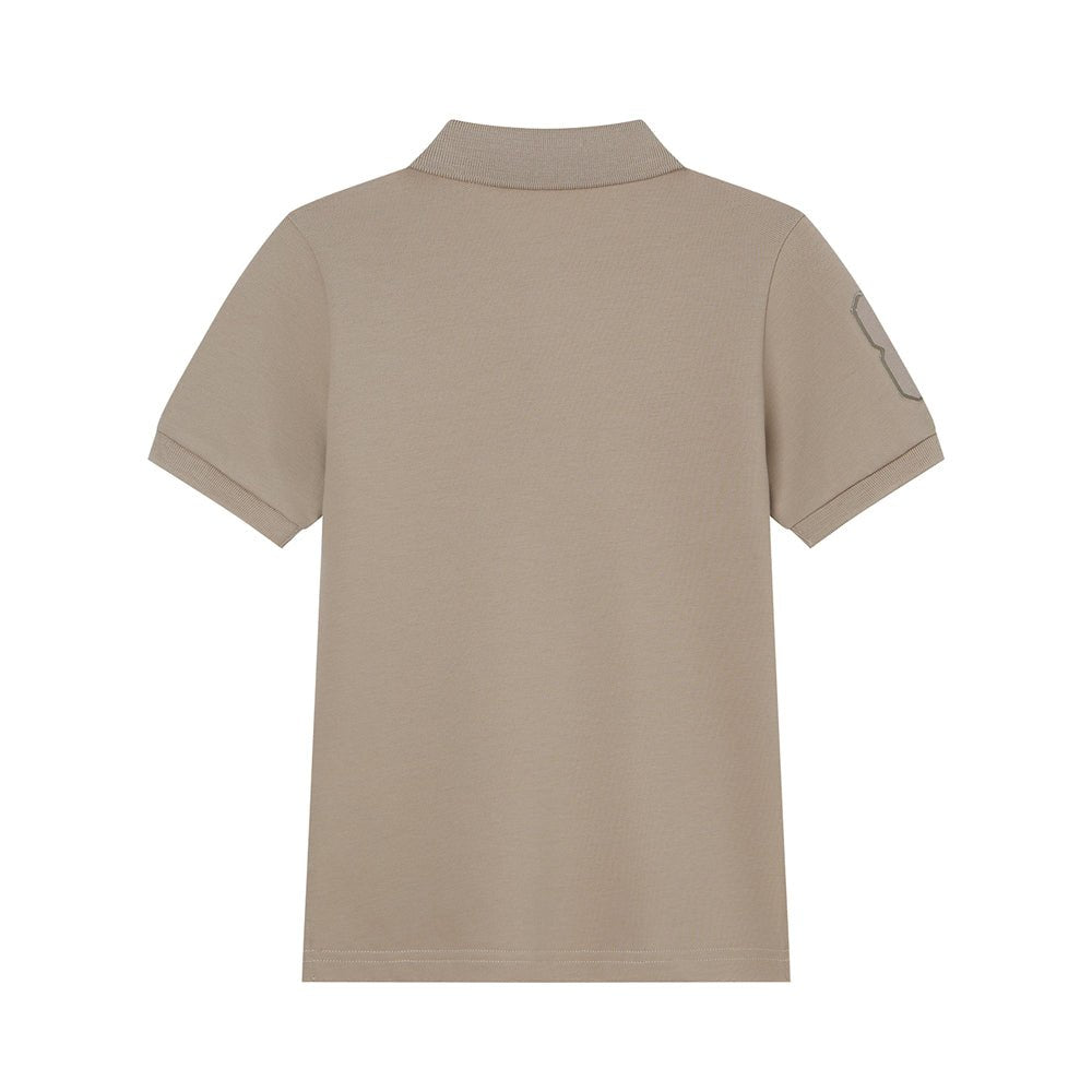 Kids’ Slim Fit Lion Embroidered Cotton Polo 4 Y - Shop Giordano