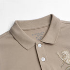 Kids’ Slim Fit Lion Embroidered Cotton Polo 4 Y - Shop Giordano