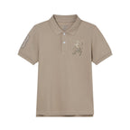 Kids’ Slim Fit Lion Embroidered Cotton Polo 4 Y - Shop Giordano