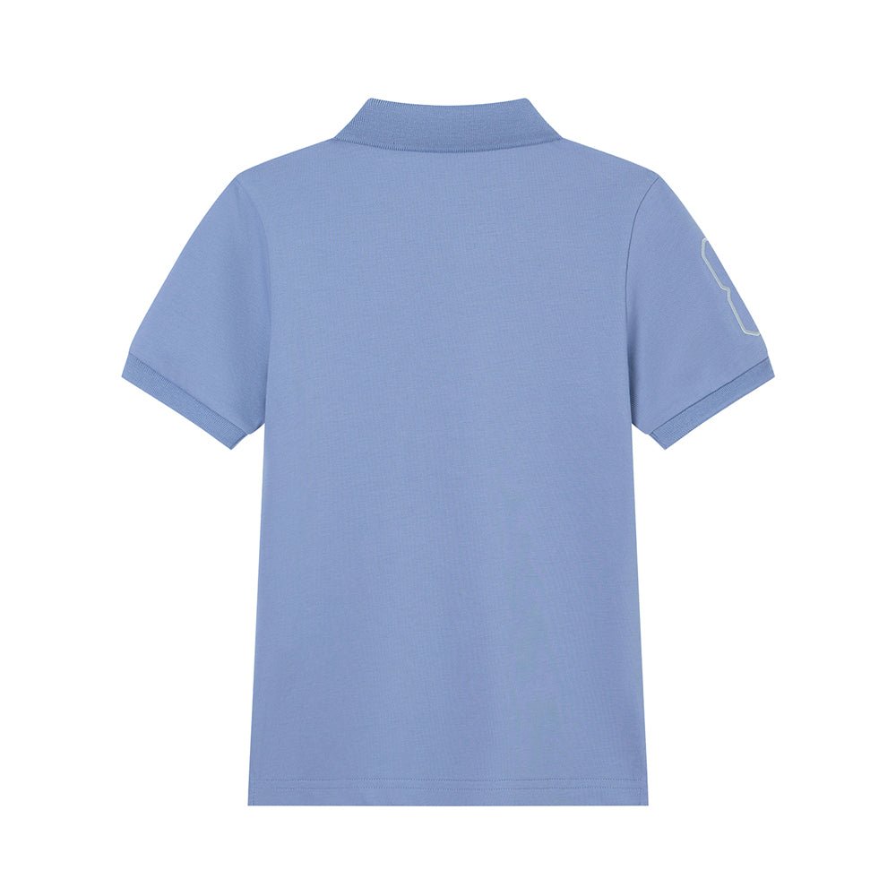 Kids’ Slim Fit Lion Embroidered Cotton Polo 4 Y - Shop Giordano