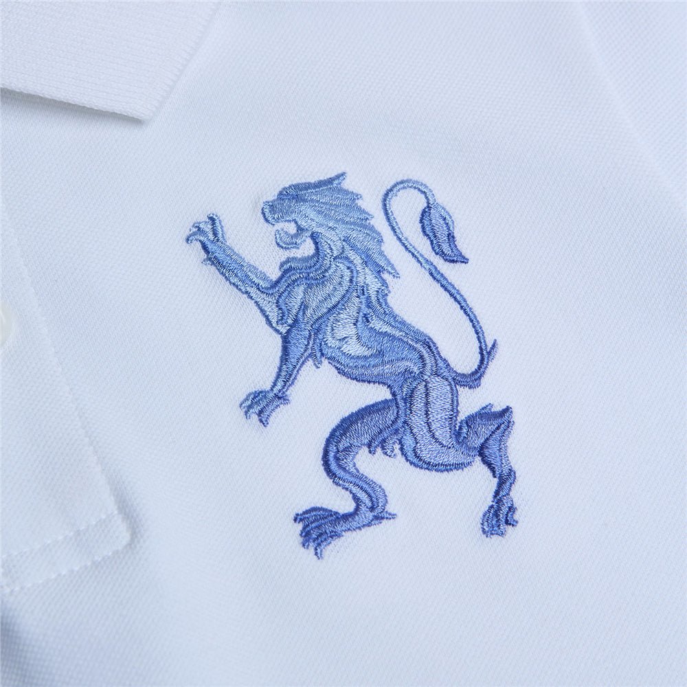 Kids’ Slim Fit Lion Embroidered Cotton Polo 4 Y - Shop Giordano