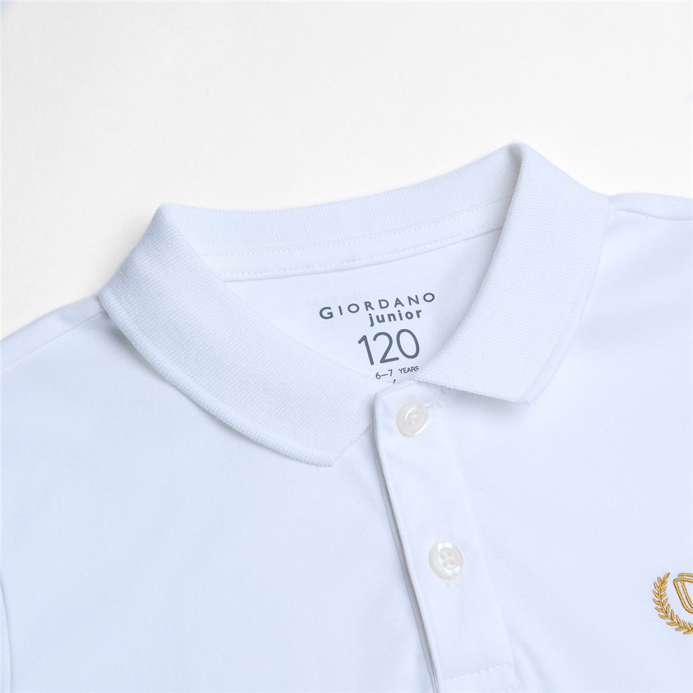 Kids' Slim Fit Liquid Touch Cotton Polo 4 Y - Shop Giordano