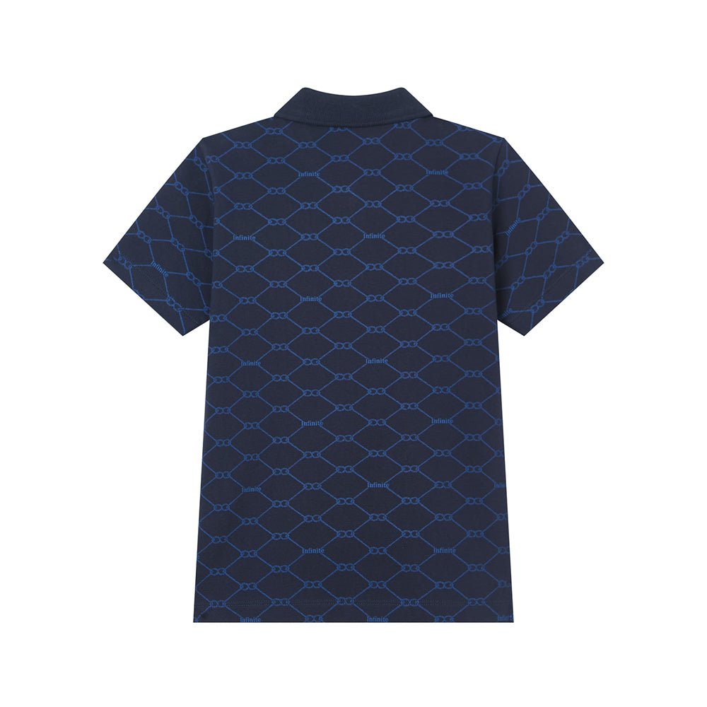 Giordano Kid's' Slim Pique Polo With Pattern Print & Embroidery - first_variant_option_2 Premium Polo for Giordano