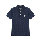 Giordano Kid's' Slim Pique Polo With Pattern Print & Embroidery - first_variant_option_2 Premium Polo for Giordano