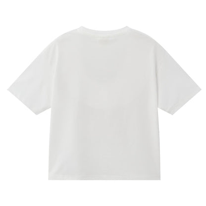 Kids' Snoopy Comfort Print Tee - Snow White Cotton - Poly Jersey Crew Neck - Giordano