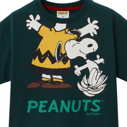 Kids' Snoopy Comfort Print Tee - Snow White Cotton - Poly Jersey Crew Neck - Giordano
