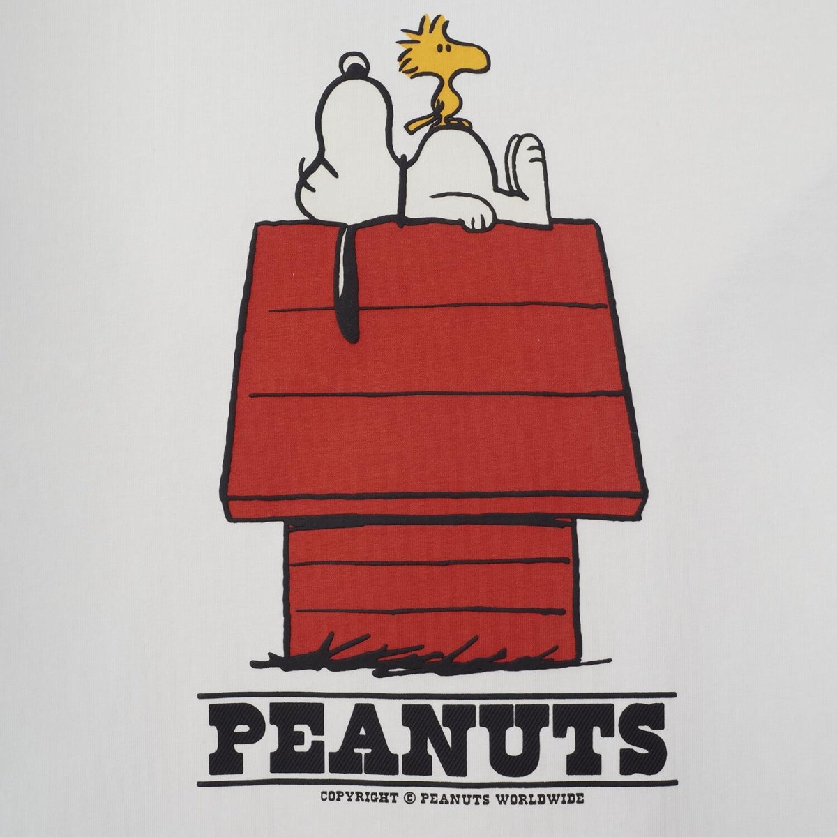 Kids' Snoopy Comfort Print Tee - Snow White Cotton - Poly Jersey Crew Neck - Giordano