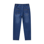 Kids' Stretch Denim Jeans: Regular Tapered Fit, Elastic Waist 4 Y - Shop Giordano
