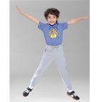 Kid's Tapered Fit French Terry Jogger With Elastic Waist 4 Y - Shop Giordano