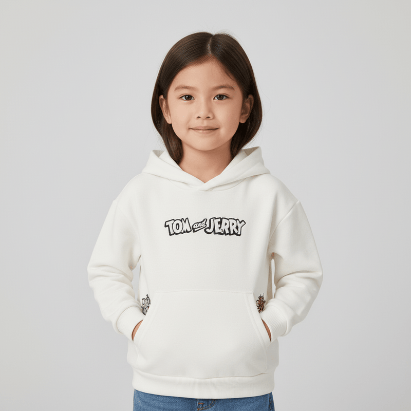 Kids' Tom & Jerry "Hidden Duo" Pocket Detail Hoodie 4 Y - Shop Giordano