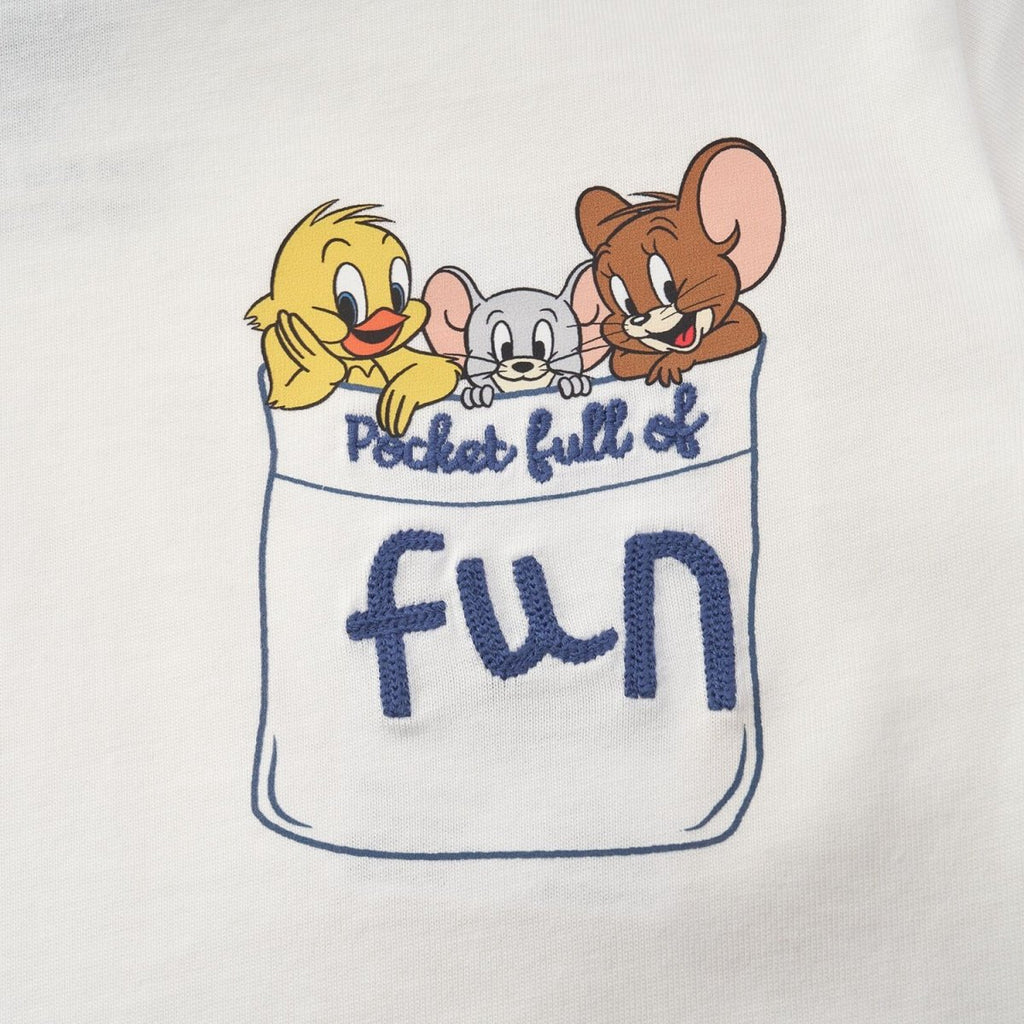 Kids' Tom & Jerry "Pocket Full Of Fun" Graphic Print Tee 4 Y - Shop Giordano