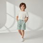 Giordano Kid's Twill Comfort Fit Elastic Waist Shorts - Premium Shorts
