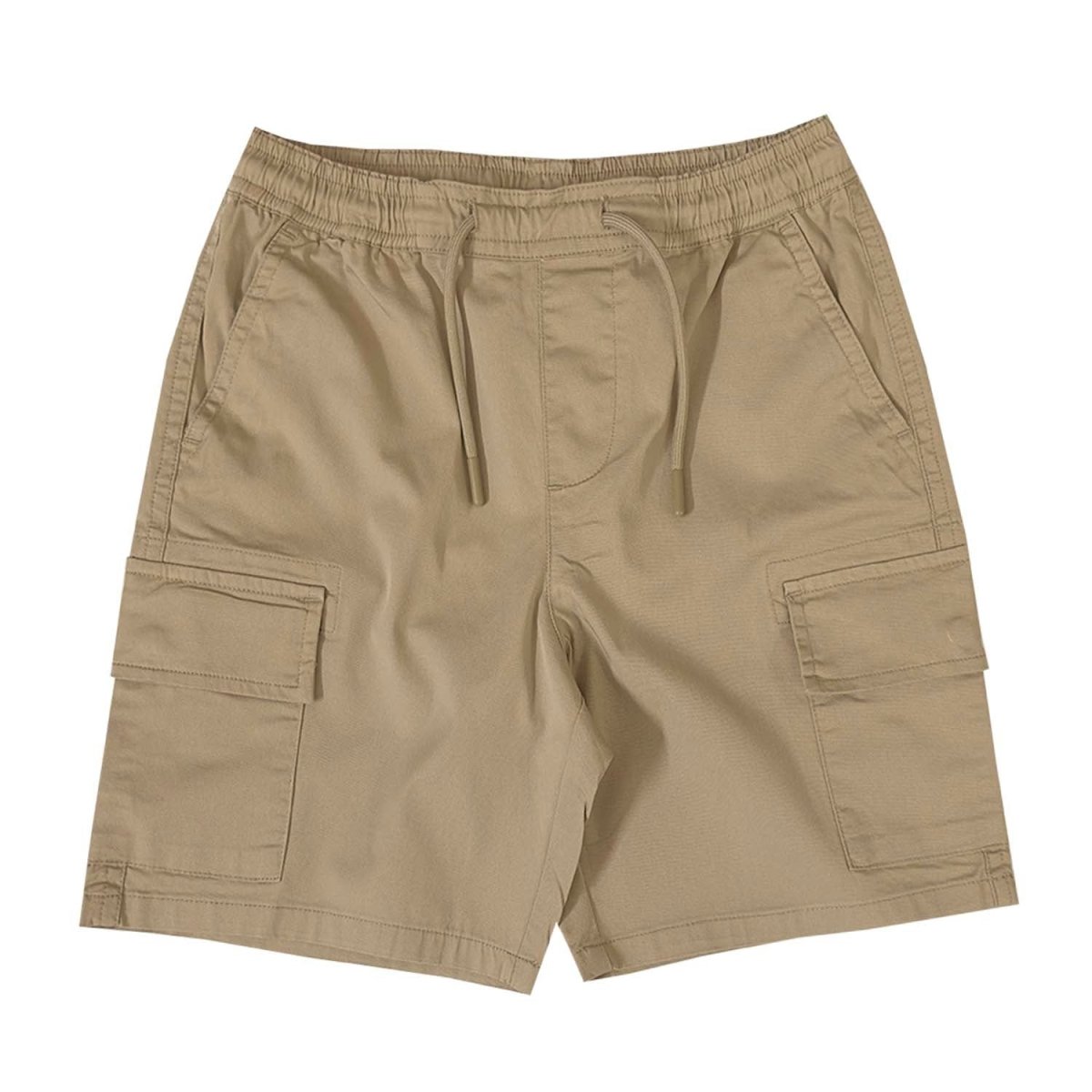 Kids’ Twill Comfort Fit Elastic Waist Shorts 110 - Shop Giordano