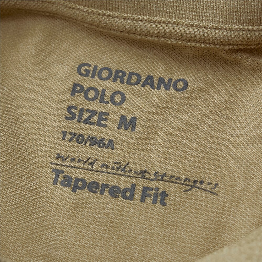 Giordano Men Solid Cvc Polo - Premium Polo