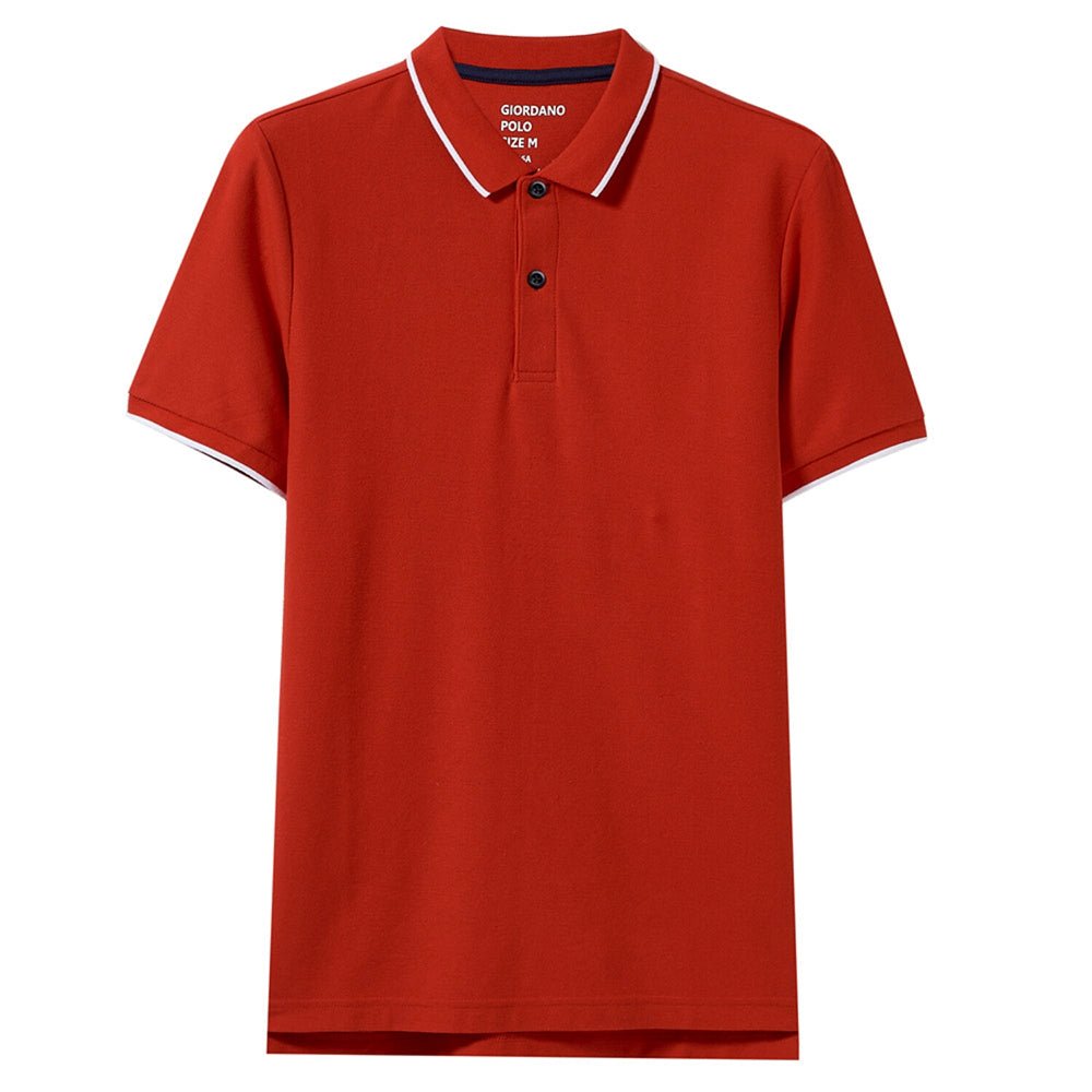 Giordano Men Solid Cvc Polo - Premium Polo