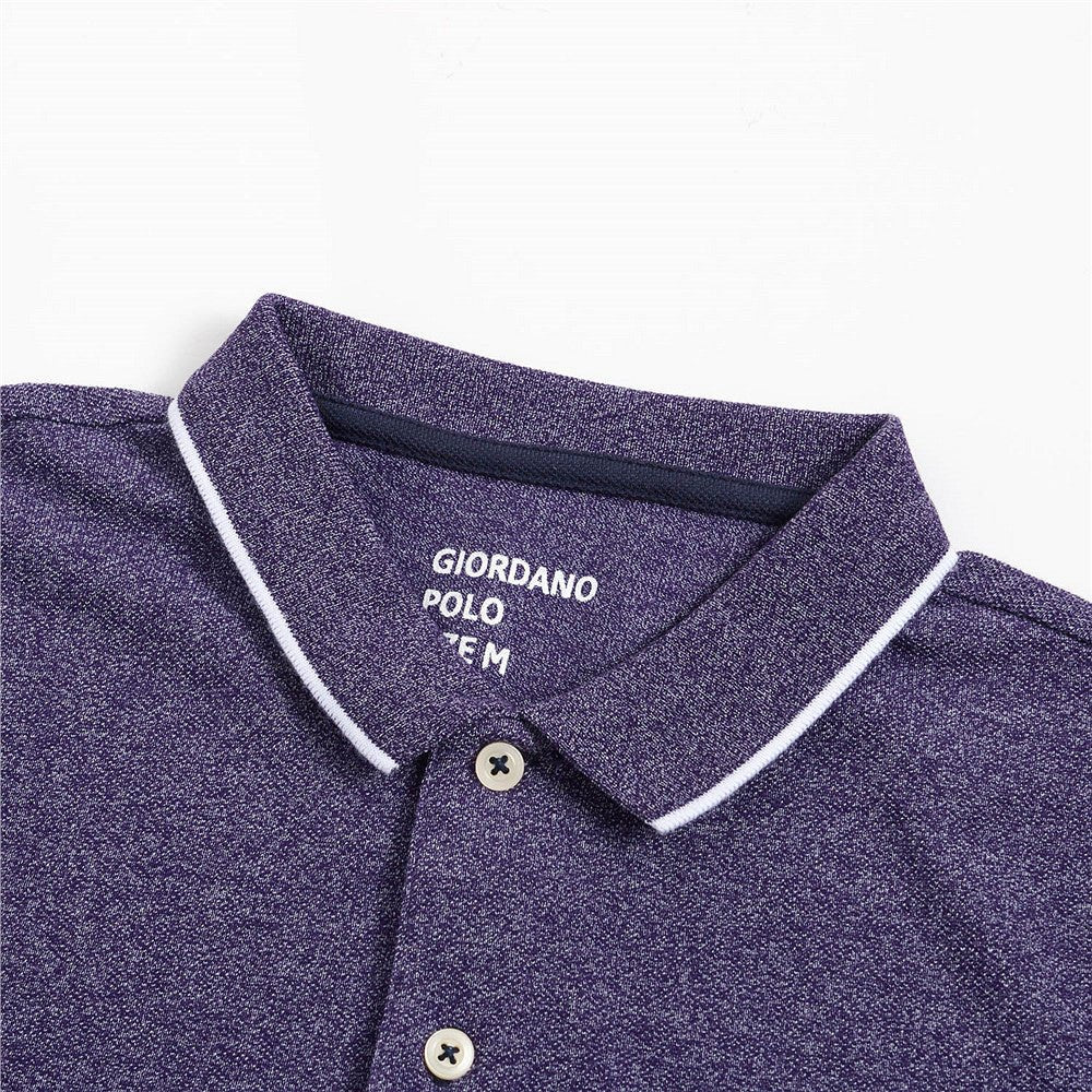Giordano Men Solid Cvc Polo - Premium Polo