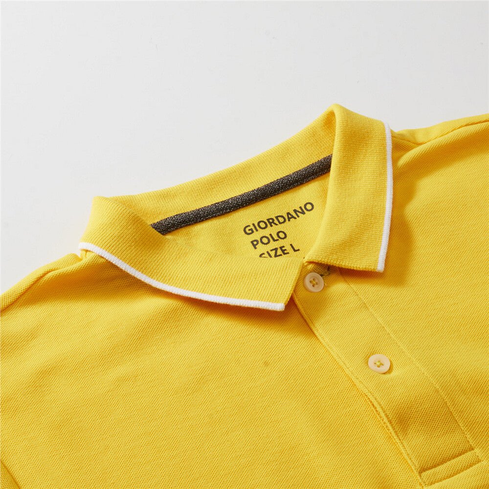 Giordano Men Solid Cvc Polo - Premium Polo