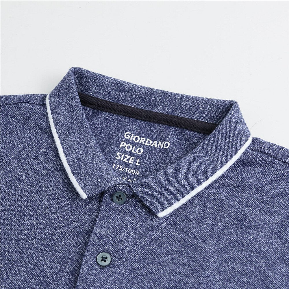 Giordano Men Solid Cvc Polo - Premium Polo