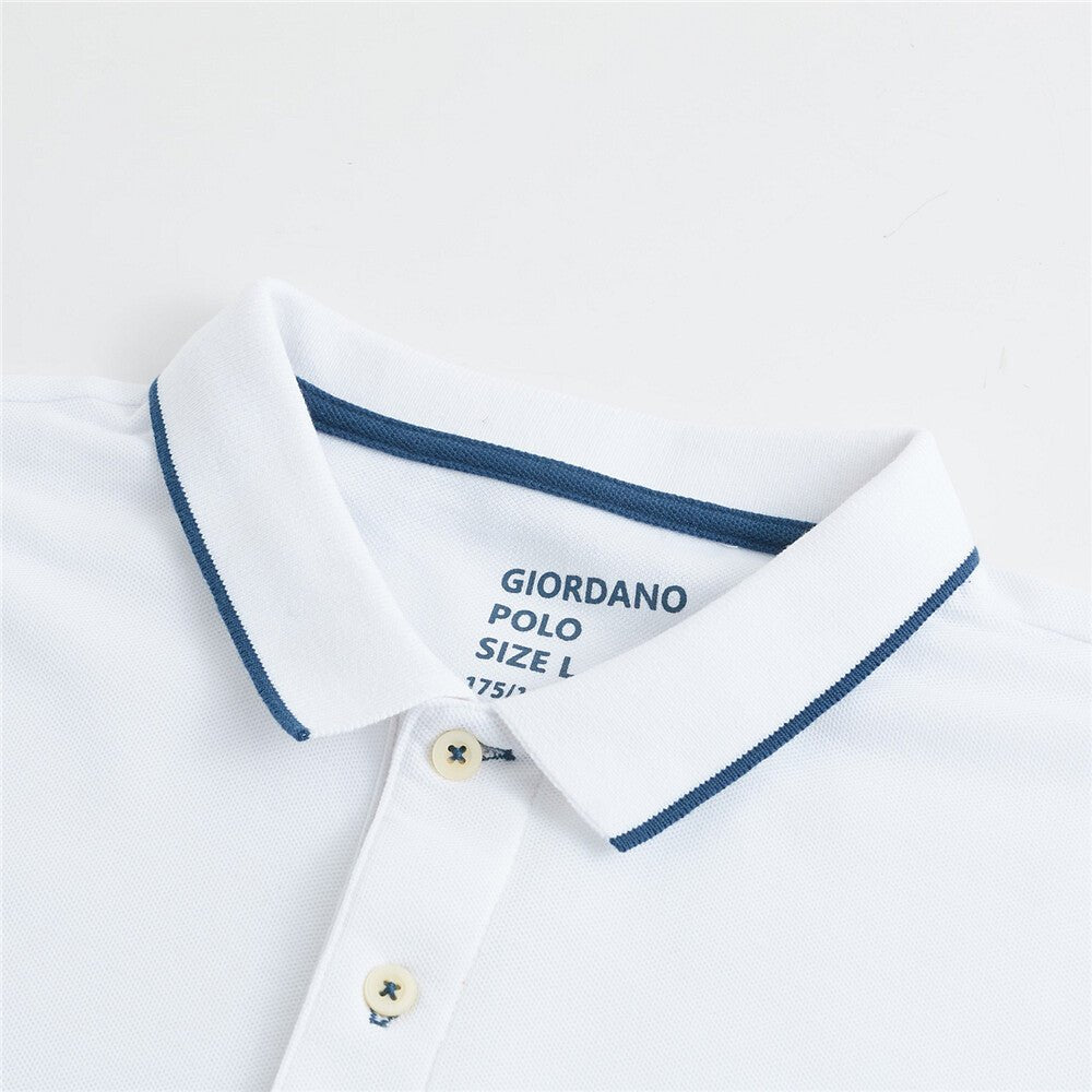 Giordano Men Solid Cvc Polo - Premium Polo