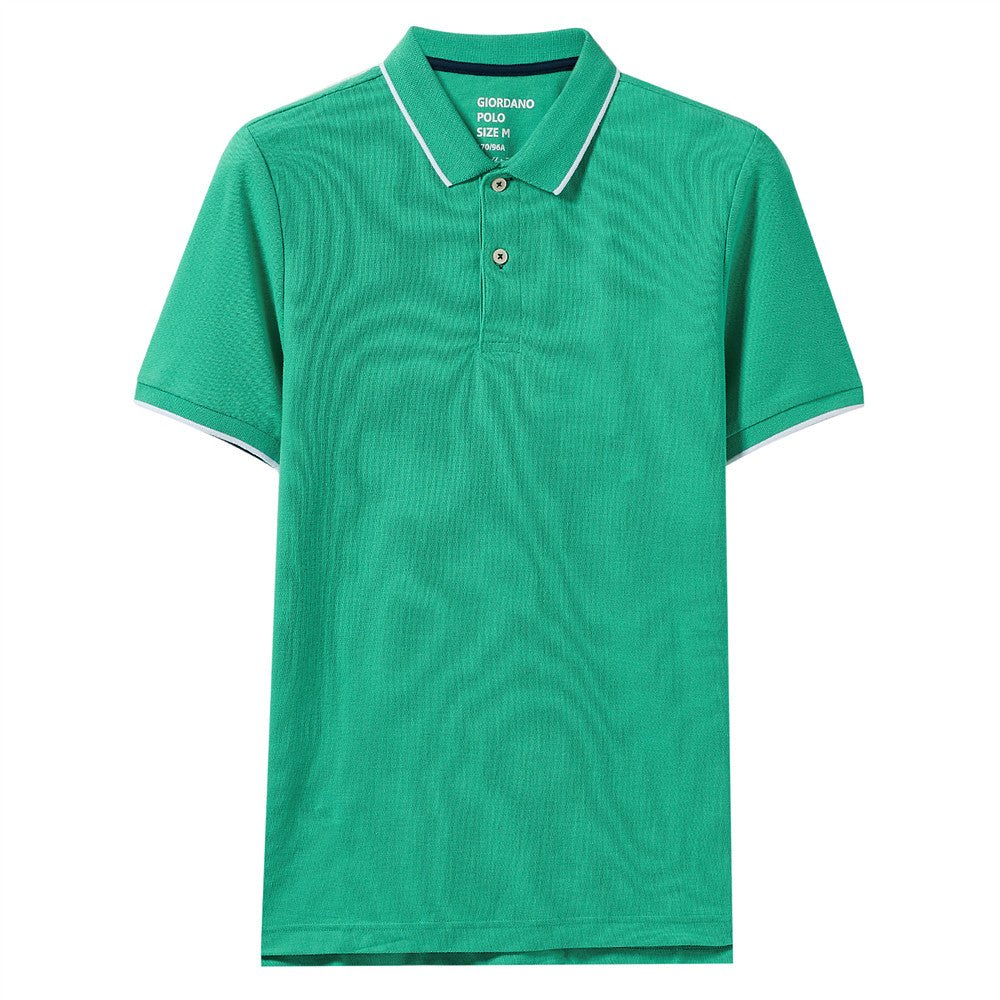Giordano Men Solid Cvc Polo - Premium Polo