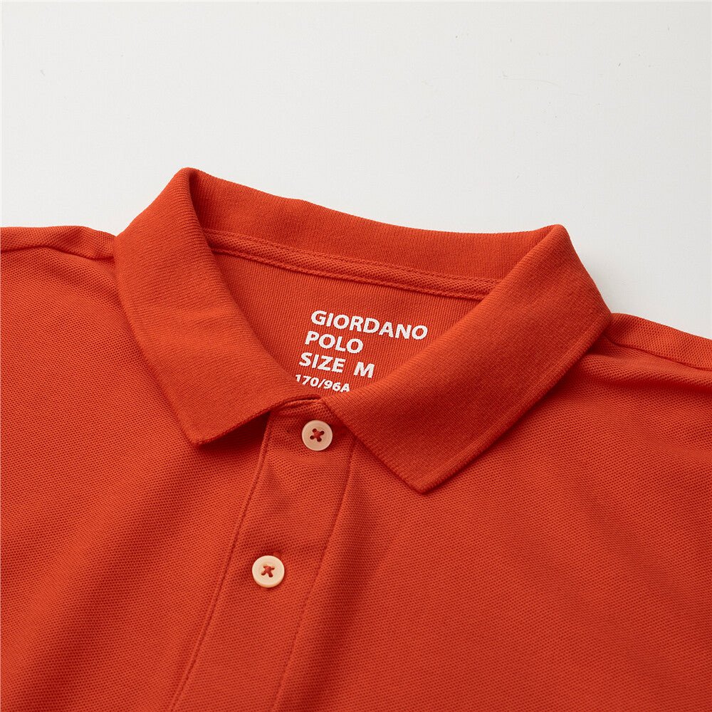 Giordano Men Solid Cvc Polo - Premium Polo