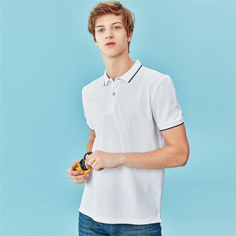 Giordano Men Solid Cvc Polo - Premium Polo