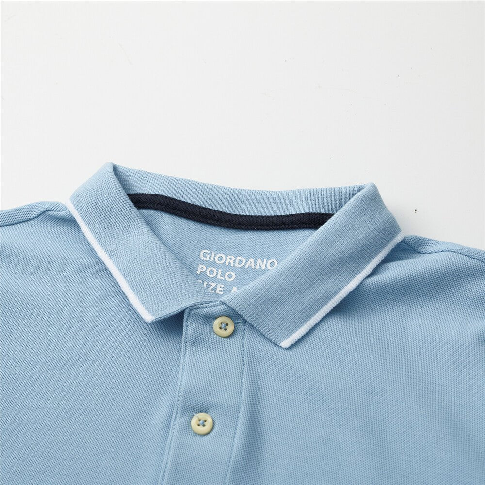 Giordano Men Solid Cvc Polo - Premium Polo