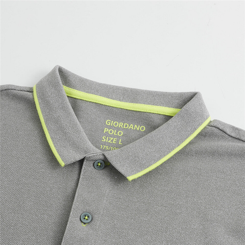 Giordano Men Solid Cvc Polo - Premium Polo