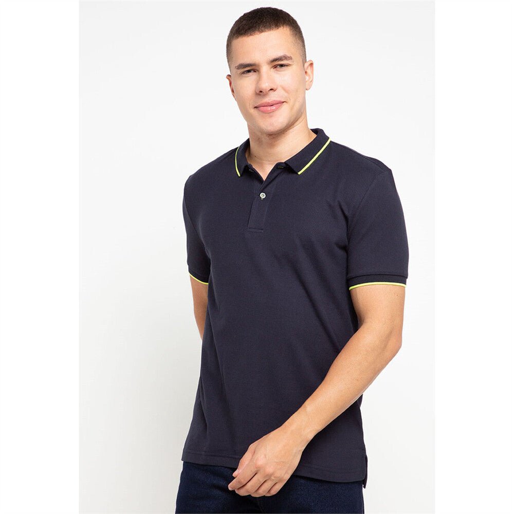 Giordano Men Solid Cvc Polo - Premium Polo