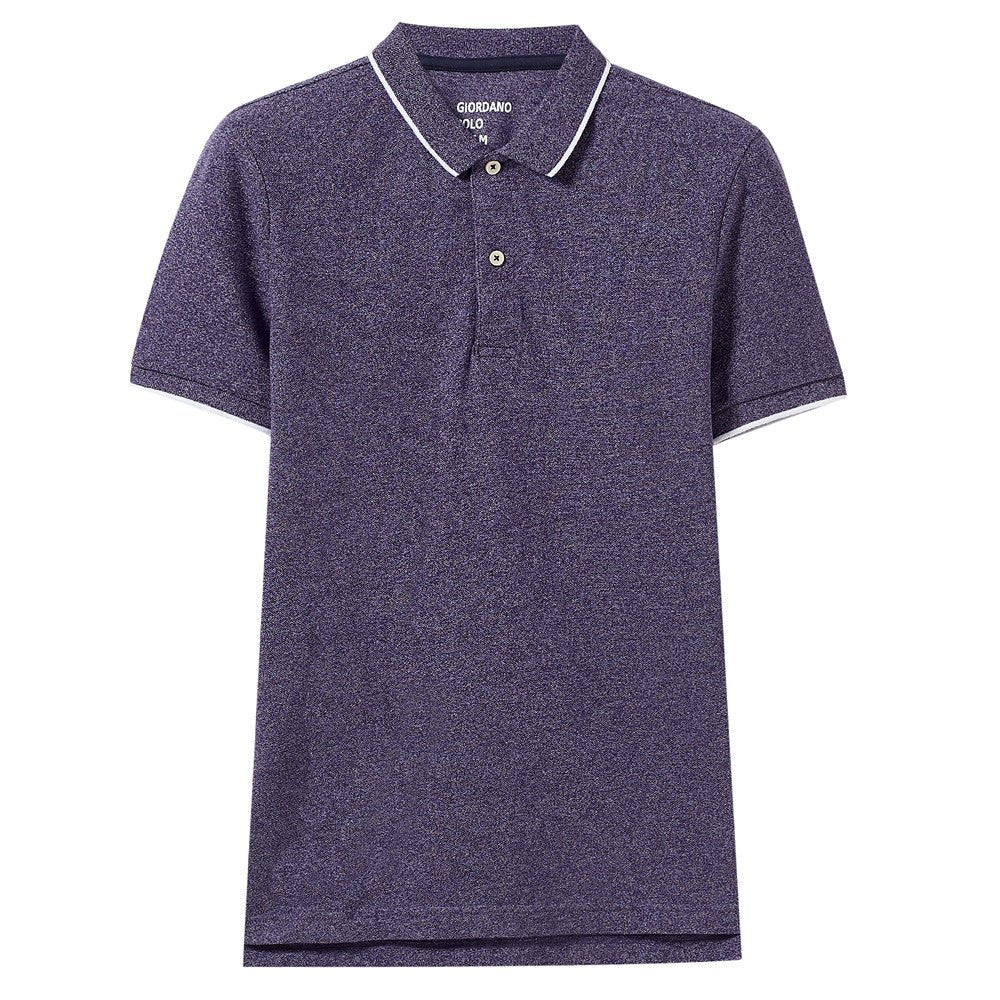 Giordano Men Solid Cvc Polo - Premium Polo