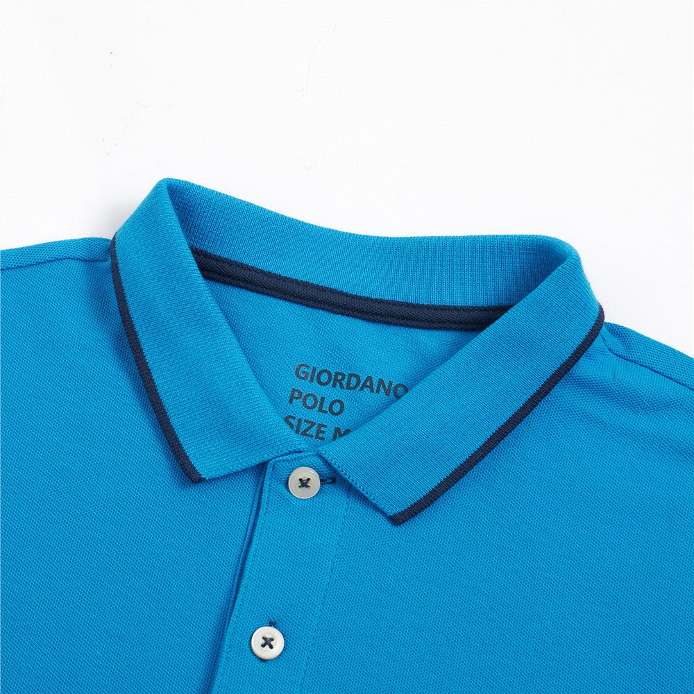 Giordano Men Solid Cvc Polo - Premium Polo
