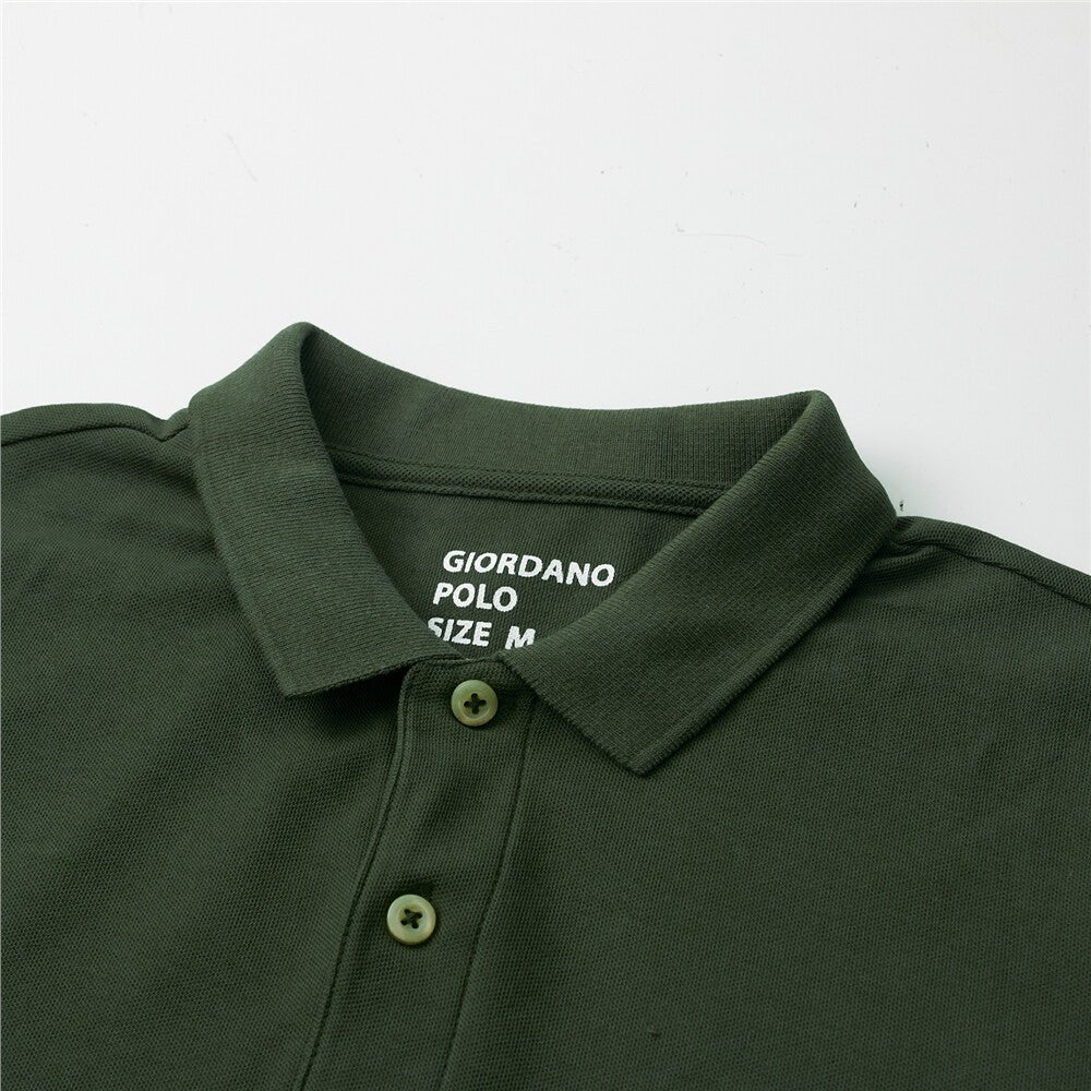 Giordano Men Solid Cvc Polo - Premium Polo