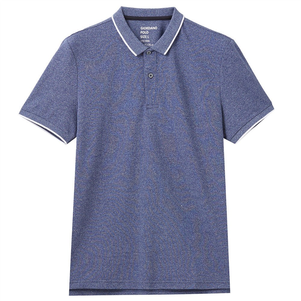 Giordano Men Solid Cvc Polo - Premium Polo