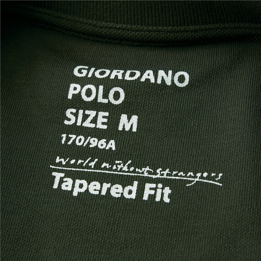 Giordano Men Solid Cvc Polo - Premium Polo