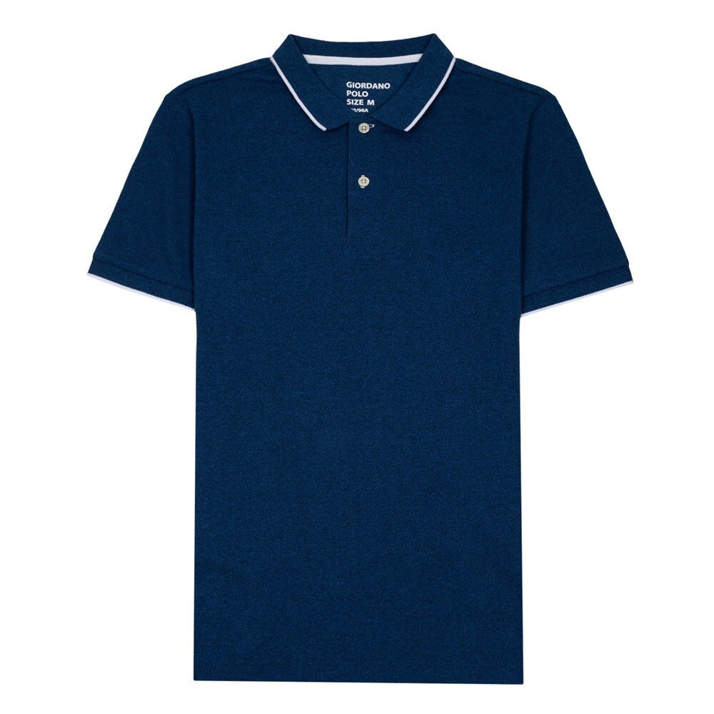 Giordano Men Solid Cvc Polo - Premium Polo