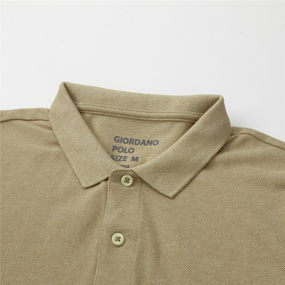Giordano Men Solid Cvc Polo - Premium Polo