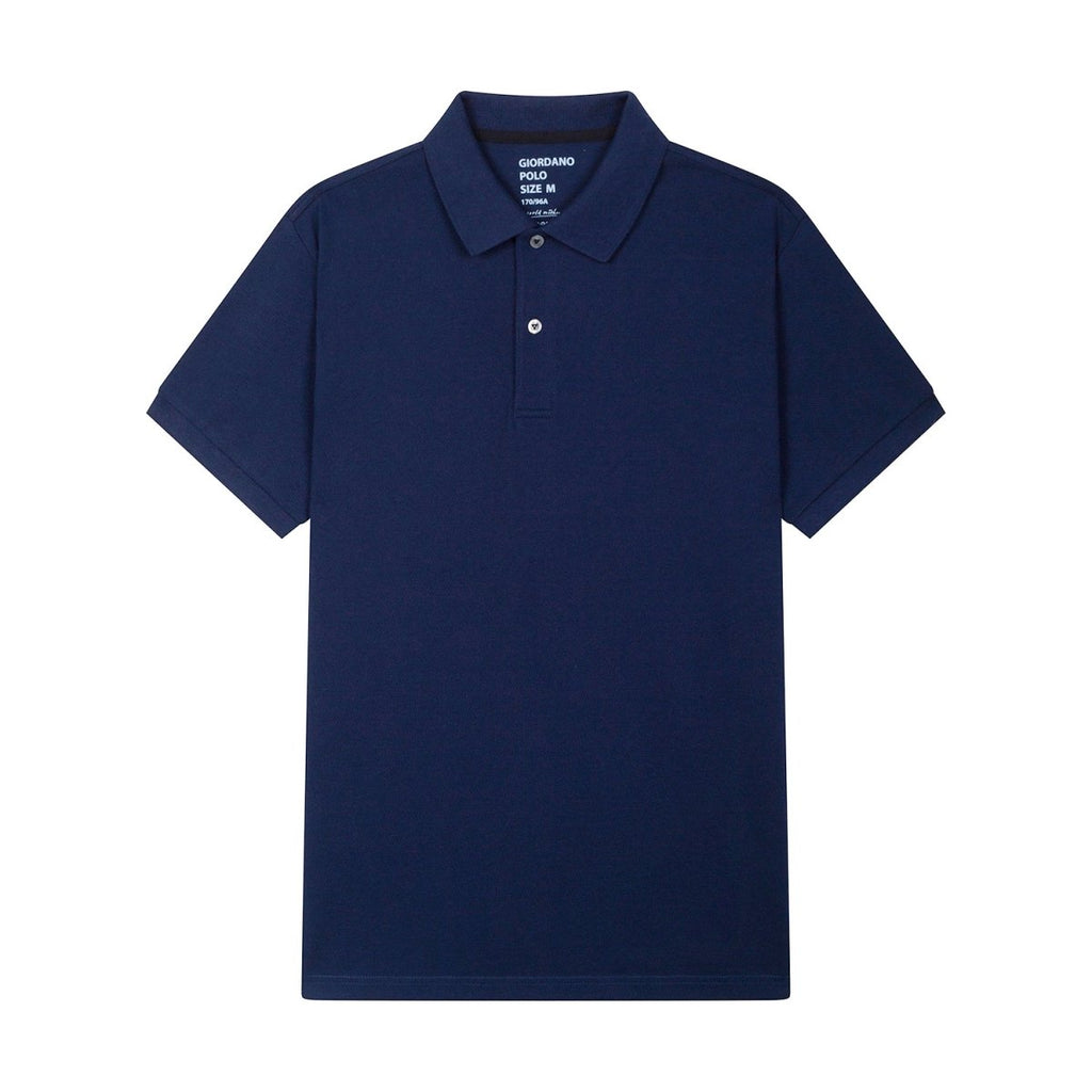 Men Solid Performance Polo XS - Shop Giordano