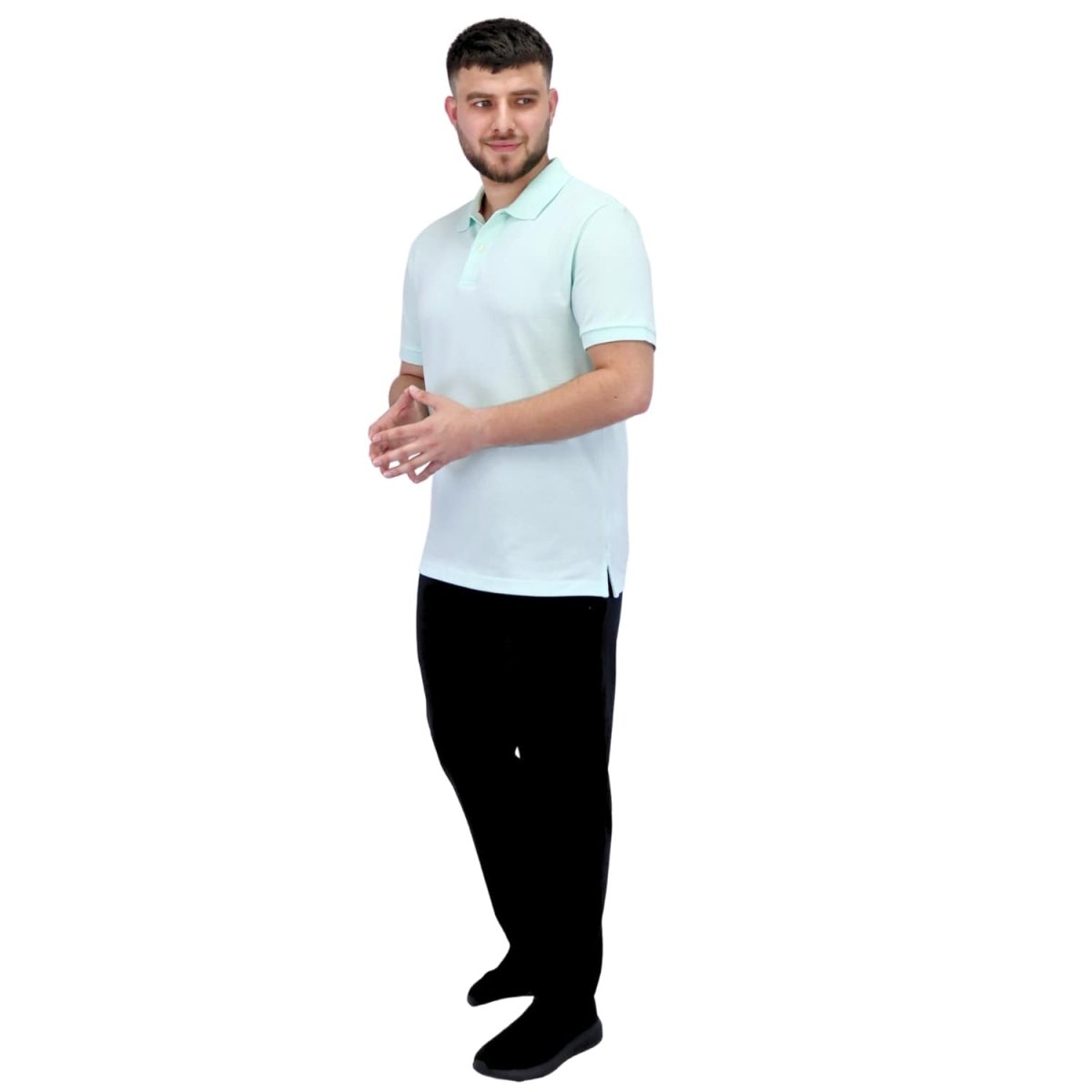 Men Solid Performance Polo S - Shop Giordano