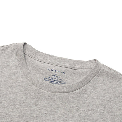 Men's 3 - Pack Cotton Crew Neck T-Shirts - Giordano