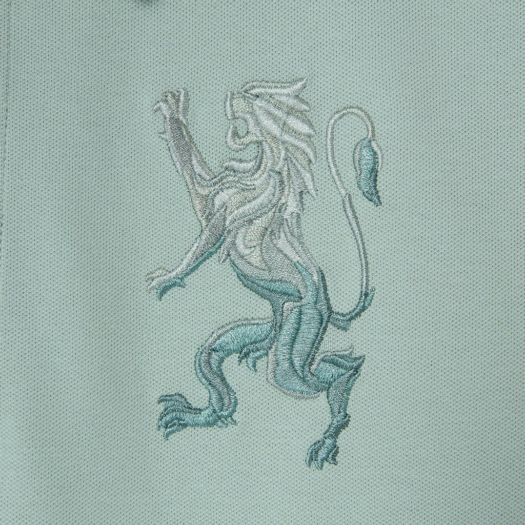 Men's 3D Lion Polo: Slim Fit, Bold Embroidery, Premium Pique S - Shop Giordano