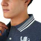 Giordano Men's 3D Lion Polo: Slim Fit, Bold Embroidery, Premium Pique - Premium Polo