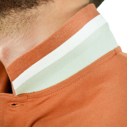 Men's 3D Lion Polo: Slim Fit, Bold Embroidery, Premium Pique - Giordano