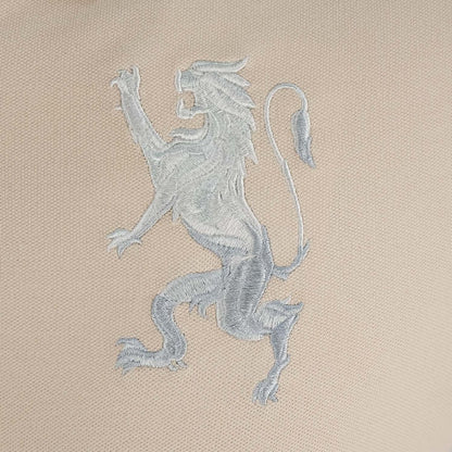 Men's 3D Lion Polo: Slim Fit, Bold Embroidery, Premium Pique - Giordano