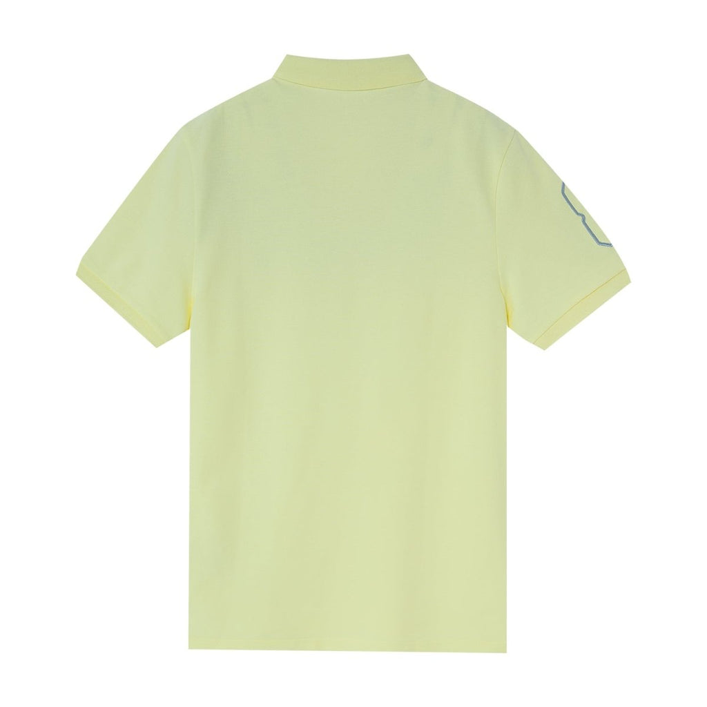 Men's 3D Lion Polo: Slim Fit, Bold Embroidery, Premium Pique S - Shop Giordano